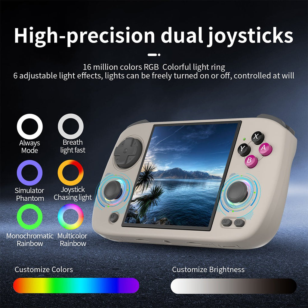 Unique Square 3.95" IPS 720x720 RGB Linux 30 Emulators 3800mAh Carry-along Gaming | Anbernic RG CubeXX Retro Handheld Game Console