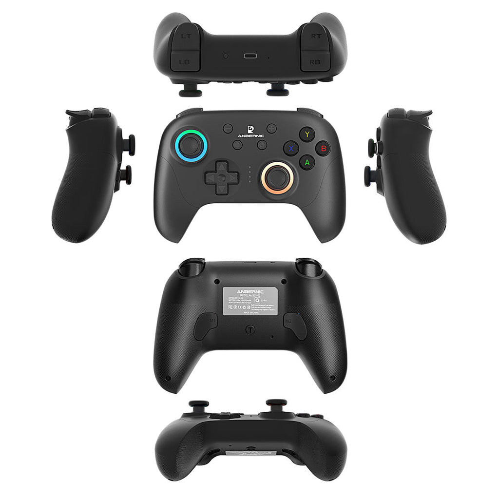 Anbernic RG P01 Bluetooth Game Controller | Hall Effect Joystick Trigger RGB Gyroscope 1000Hz Multi-Platform Wireless Gamepad 600mAh 3 Colors - product image 2