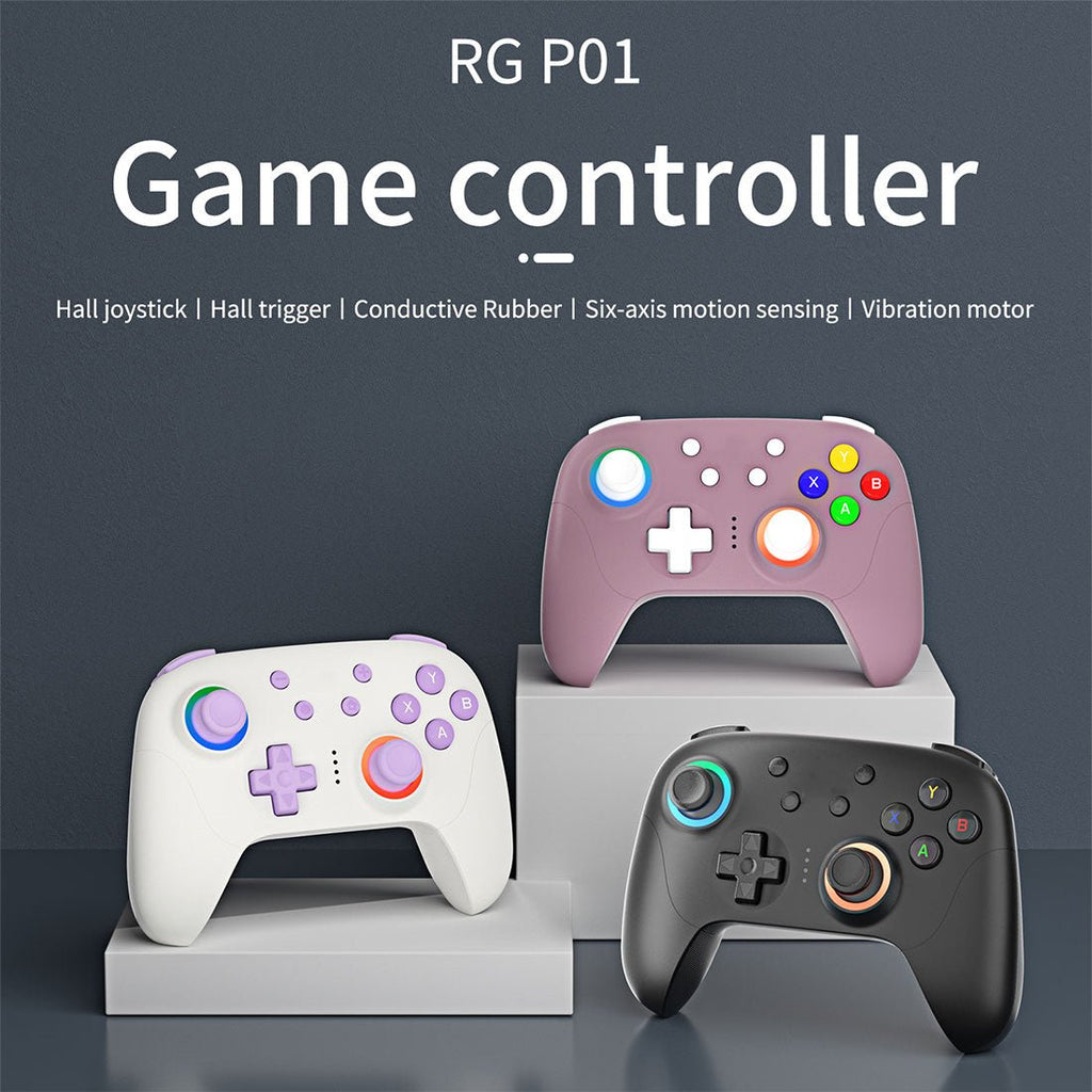 Anbernic RG P01 Bluetooth Game Controller | Hall Effect Joystick Trigger RGB Gyroscope 1000Hz Multi-Platform Wireless Gamepad 600mAh 3 Colors - product image 3