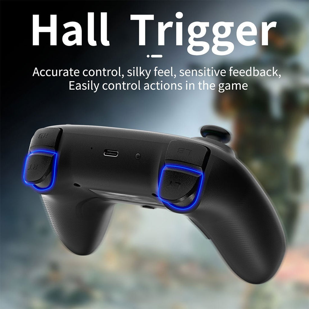 Anbernic RG P01 Bluetooth Game Controller | Hall Effect Joystick Trigger RGB Gyroscope 1000Hz Multi-Platform Wireless Gamepad 600mAh 3 Colors - product image 5