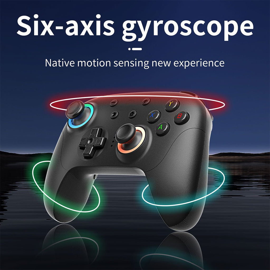 Anbernic RG P01 Bluetooth Game Controller | Hall Effect Joystick Trigger RGB Gyroscope 1000Hz Multi-Platform Wireless Gamepad 600mAh 3 Colors - product image 8