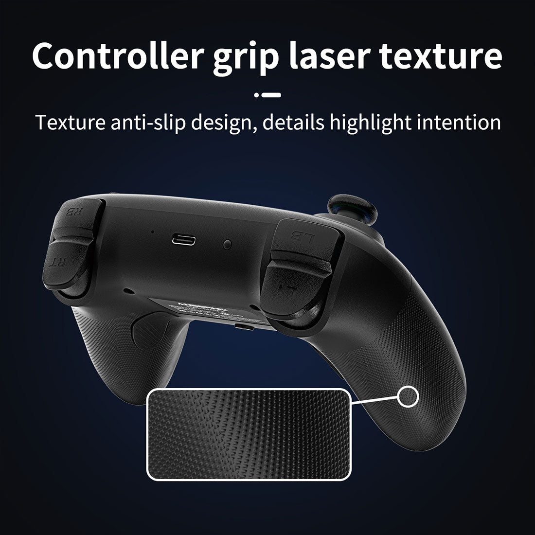 Anbernic RG P01 Bluetooth Game Controller | Hall Effect Joystick Trigger RGB Gyroscope 1000Hz Multi-Platform Wireless Gamepad 600mAh 3 Colors - product image 9