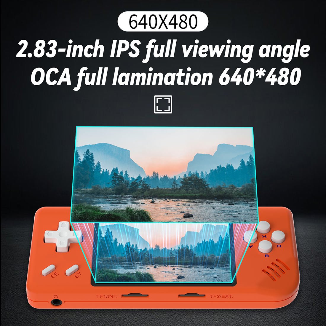 Space-saving Pocket Linux 2.8" IPS HDMI 30 Emulators 3100mAh 122g 4 Colors Portable Gaming – Anbernic RG28XX Retro Handheld Game Console