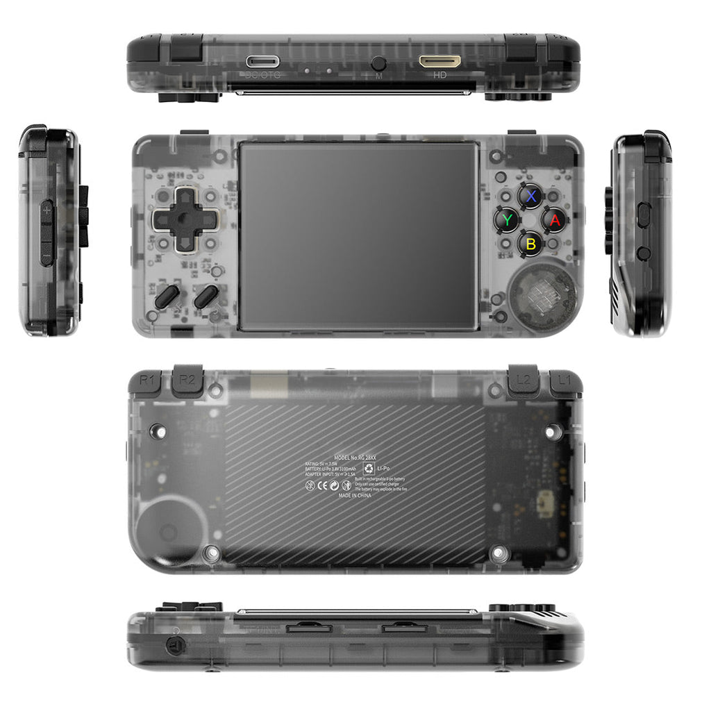 Space-saving Pocket Linux 2.8" IPS HDMI 30 Emulators 3100mAh 122g 4 Colors Portable Gaming – Anbernic RG28XX Retro Handheld Game Console