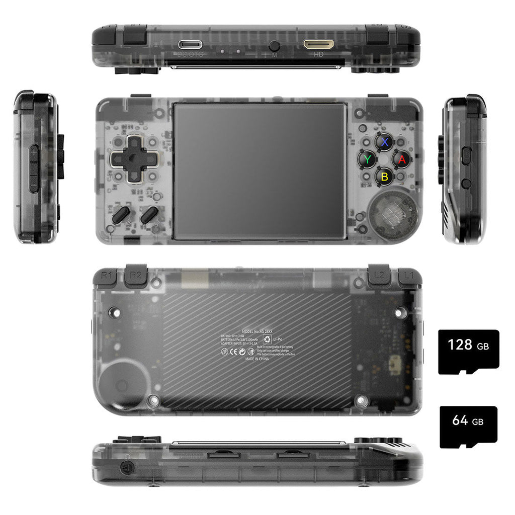 Space-saving Pocket Linux 2.8" IPS HDMI 30 Emulators 3100mAh 122g 4 Colors Portable Gaming – Anbernic RG28XX Retro Handheld Game Console