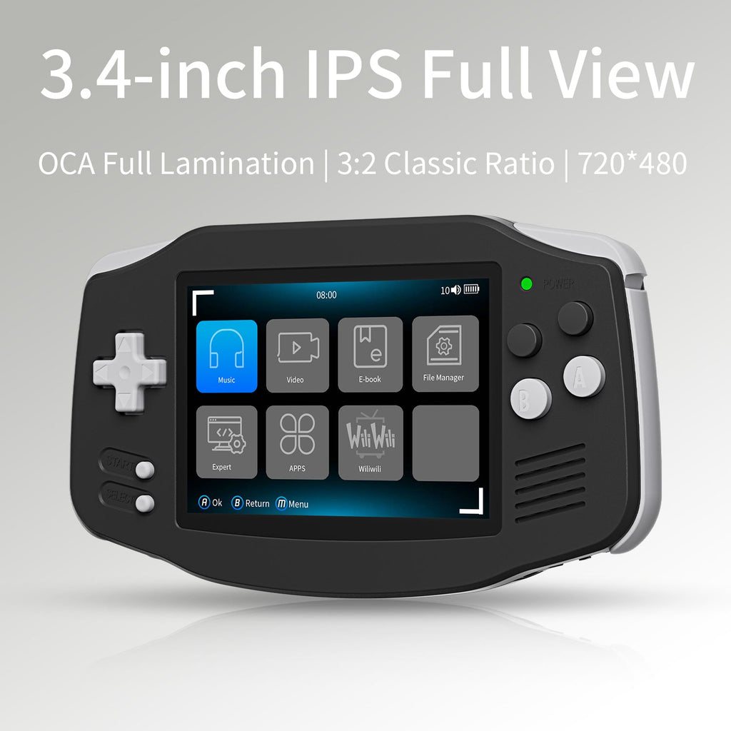 Anbernic RG34XX Retro Handheld Game Console | GBA Style Linux 3.4" IPS 720x480 Mini HDMI 30 Emulators 3500mAh 5 Colors Portable Gaming - product image 14