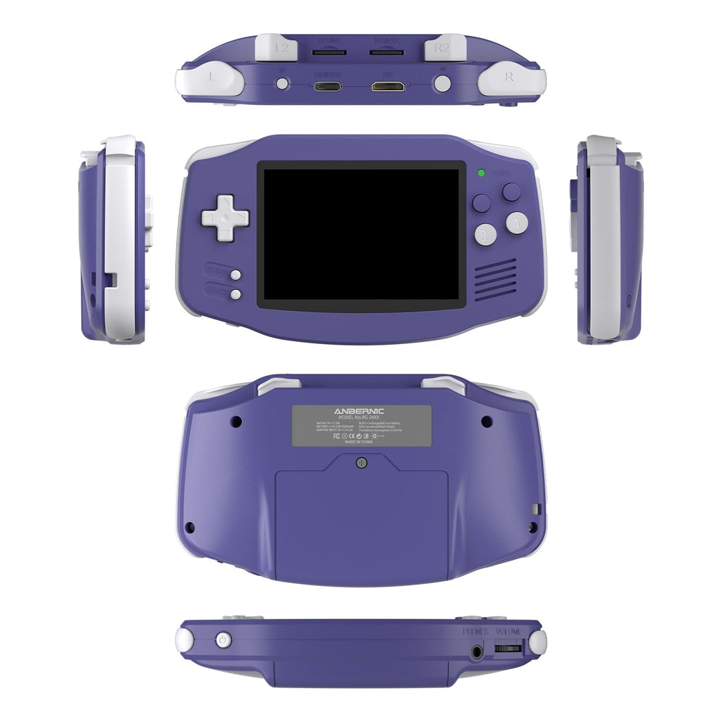 Anbernic RG34XX Retro Handheld Game Console | GBA Style Linux 3.4" IPS 720x480 Mini HDMI 30 Emulators 3500mAh 5 Colors Portable Gaming - product image 2