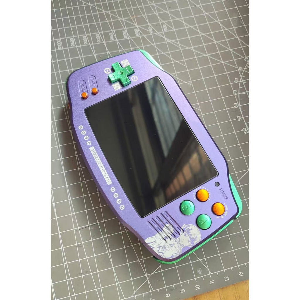 Anbernic RG34XX Metal Retro Handheld Game Console | GBA Style Linux 3.4" IPS 720x480 30 Emulators 3500mAh Carry-along Gaming Handheld Purple