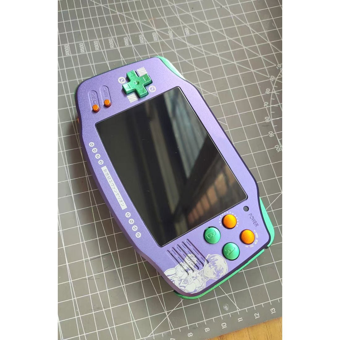 Anbernic RG34XX Metal Retro Handheld Game Console | GBA Style Linux 3.4" IPS 720x480 30 Emulators 3500mAh Carry-along Gaming Handheld Purple