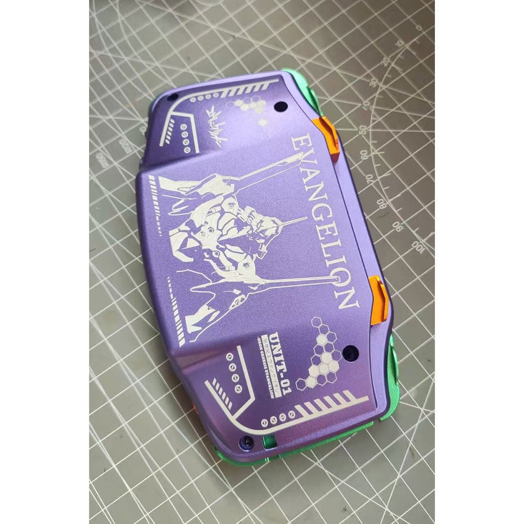 Anbernic RG34XX Metal Retro Handheld Game Console | GBA Style Linux 3.4" IPS 720x480 30 Emulators 3500mAh Carry-along Gaming Handheld Purple