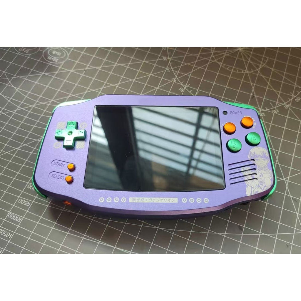 Anbernic RG34XX Metal Retro Handheld Game Console | GBA Style Linux 3.4" IPS 720x480 30 Emulators 3500mAh Carry-along Gaming Handheld Purple