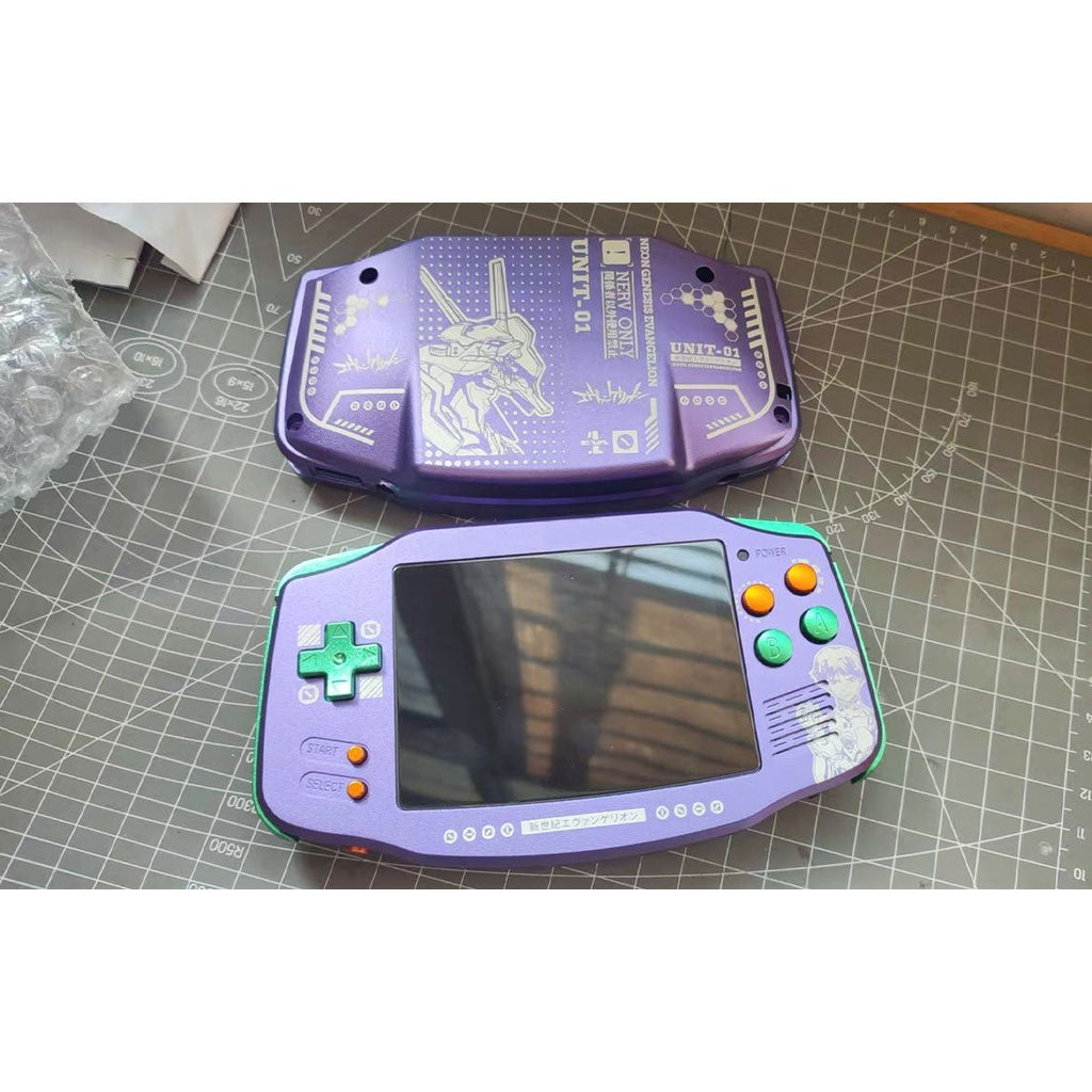 Anbernic RG34XX Metal Retro Handheld Game Console | GBA Style Linux 3.4" IPS 720x480 30 Emulators 3500mAh Carry-along Gaming Handheld Purple