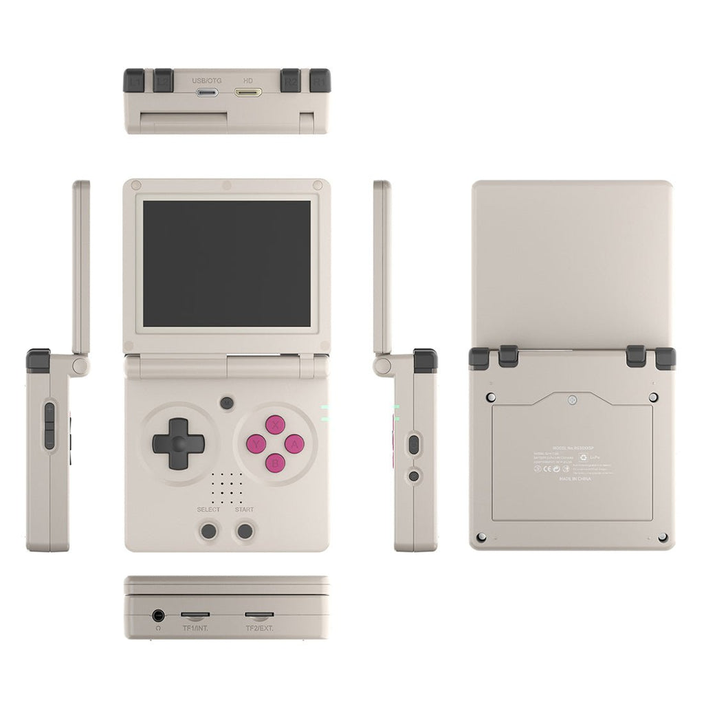 Anbernic RG35XXSP Flip Handheld Game Console Linux Clamshell GBA SP Style IPS HDMI Retro Emulator 3300mAh 30+ Systems Wi-Fi Bluetooth for Everyday Use