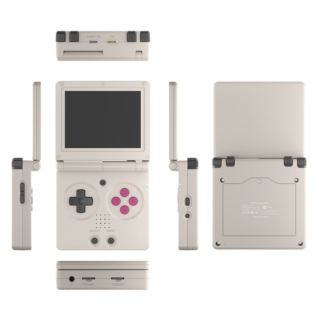 Anbernic RG35XXSP Flip Handheld Game Console Linux Clamshell GBA SP Style IPS HDMI Retro Emulator 3300mAh 30+ Systems Wi-Fi Bluetooth for Everyday Use