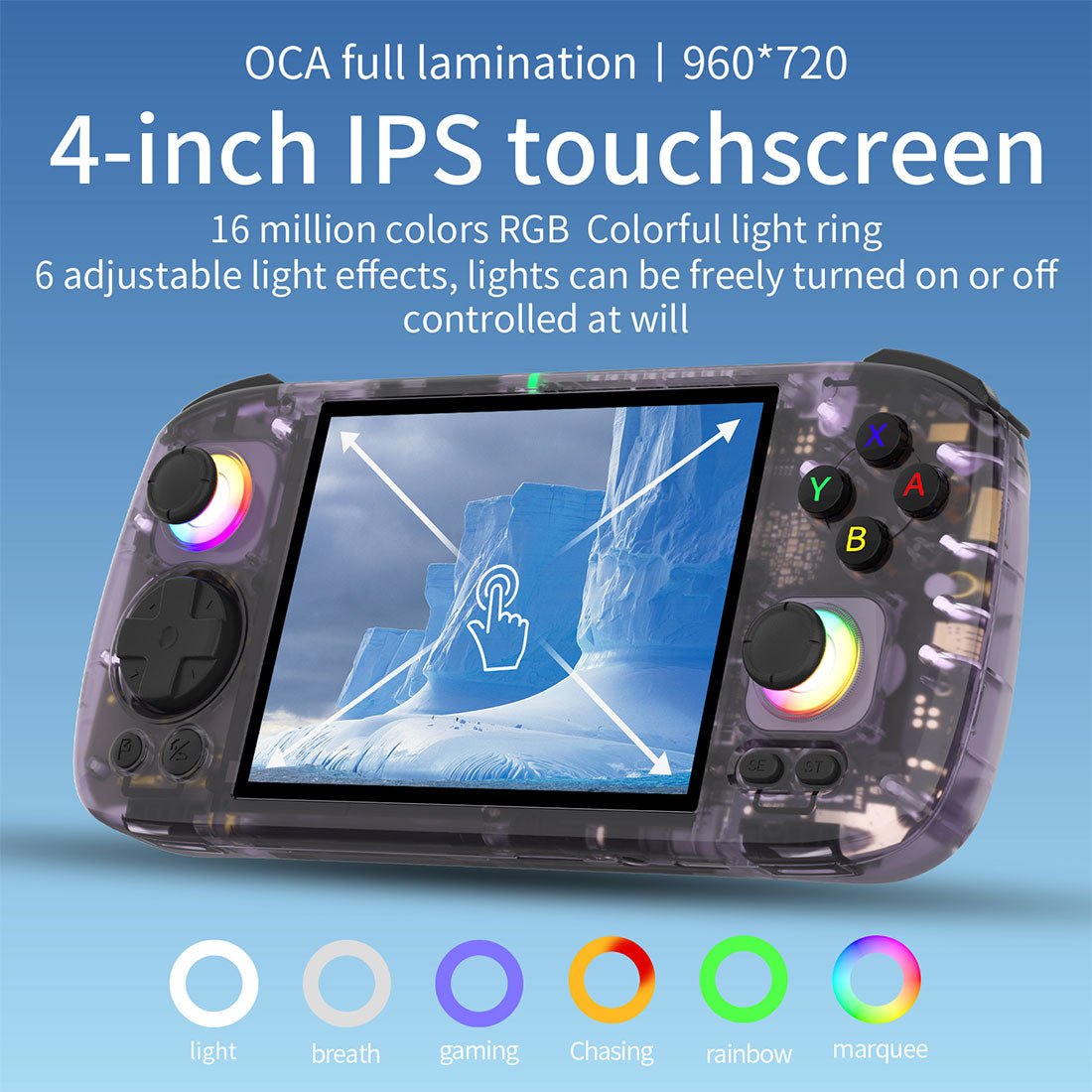 Anbernic RG406H Handheld Game Console Android 13 Horizontal IPS RGB USB-C 1080p Retro Emulator 5000mAh 8GB RAM Wi-Fi Bluetooth for Everyday Use