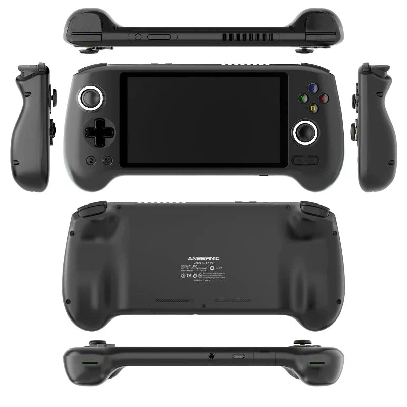 Anbernic RG556 Android 13 AMOLED Retro Handheld Game Console 5.48-Inch 1080p Hall Joystick Active Cooling HDMI 8GB RAM 30+ Emulators PS2 GameCube Upgraded Gaming Gift