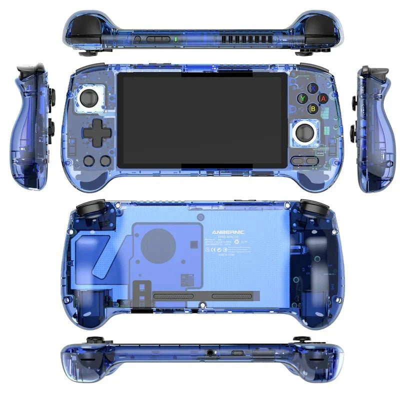Anbernic RG556 Android 13 AMOLED Retro Handheld Game Console 5.48-Inch 1080p Hall Joystick Active Cooling HDMI 8GB RAM 30+ Emulators PS2 GameCube Upgraded Gaming Gift