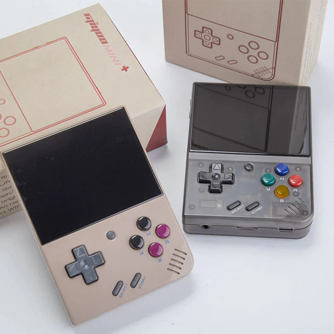 Miyoo Mini Plus Retro Handheld Game Console 3.5-Inch IPS 640x480 Onion OS 30+ Emulators Wi-Fi NES SNES GBA PS1 Travel-friendly Pocket Retro Gaming Gift