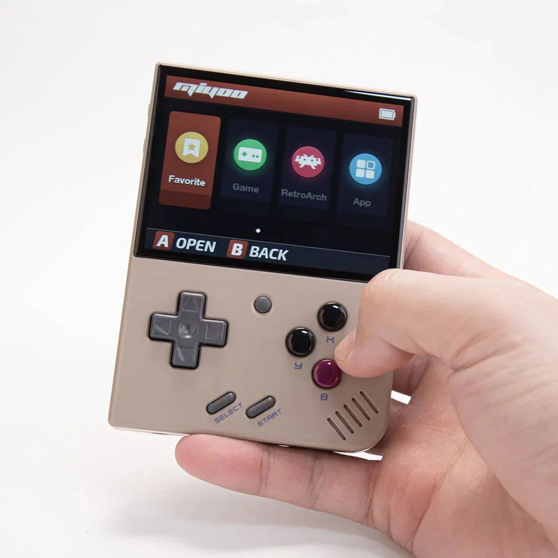 Miyoo Mini Plus Retro Handheld Game Console 3.5-Inch IPS 640x480 Onion OS 30+ Emulators Wi-Fi NES SNES GBA PS1 Travel-friendly Pocket Retro Gaming Gift - product image 7