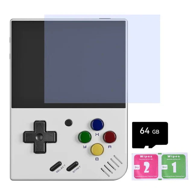 Miyoo Mini Plus Retro Handheld Game Console 3.5-Inch IPS 640x480 Onion OS 30+ Emulators Wi-Fi NES SNES GBA PS1 Travel-friendly Pocket Retro Gaming Gift