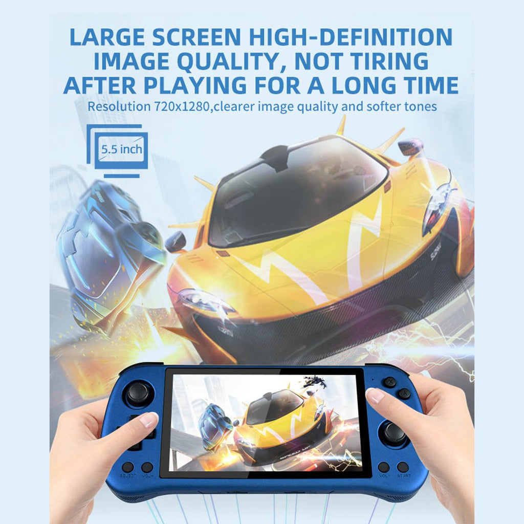 5.5" IPS 720×1280 RK3566 2GB RAM Wi-Fi Bluetooth HDMI Linux 25+ Emulators Retro Gaming System | Powkiddy X55 Handheld Game Console - product image 5