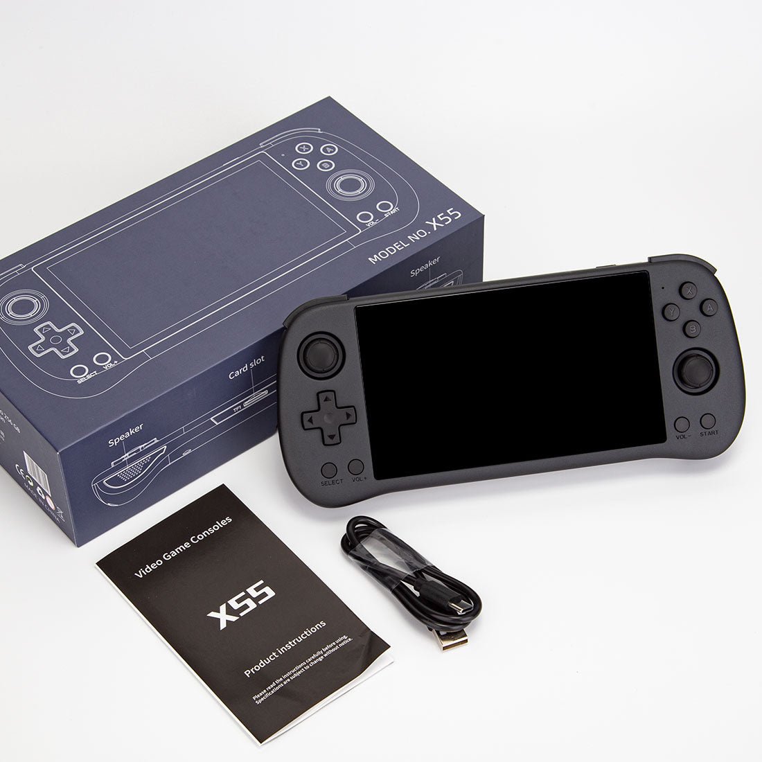 5.5" IPS 720×1280 RK3566 2GB RAM Wi-Fi Bluetooth HDMI Linux 25+ Emulators Retro Gaming System | Powkiddy X55 Handheld Game Console - product image 8