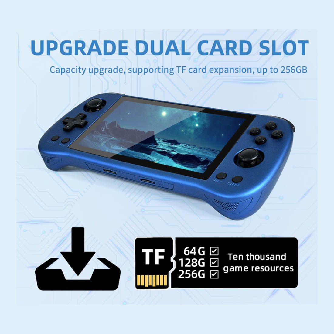 5.5" IPS 720×1280 RK3566 2GB RAM Wi-Fi Bluetooth HDMI Linux 25+ Emulators Retro Gaming System | Powkiddy X55 Handheld Game Console - product image 7
