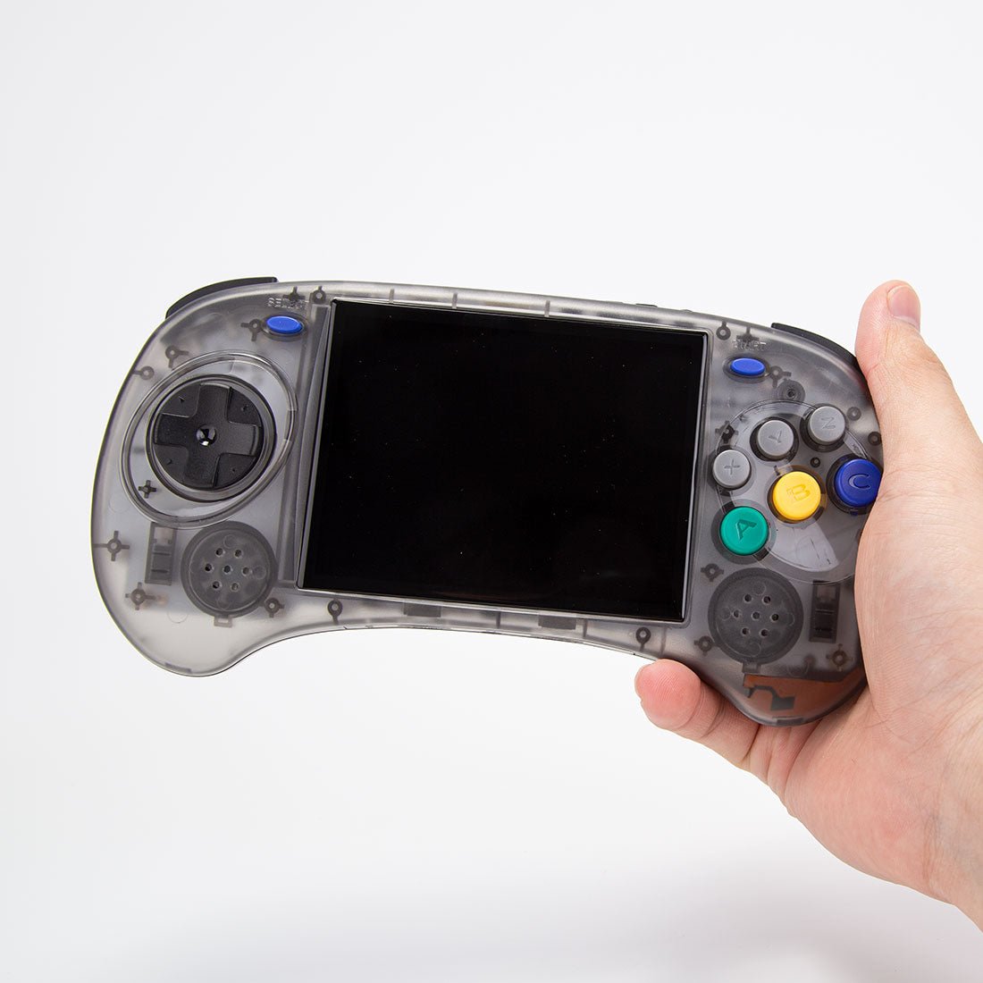 Anbernic RG ARC-S Arcade Six-Key Retro Handheld Game Console Linux 4" IPS HDMI 20+ Emulators Fighting Games 3500mAh Travel-friendly Emulator for Street Fighter Metal Slug Beat-Em-Up Fans 2 Colors