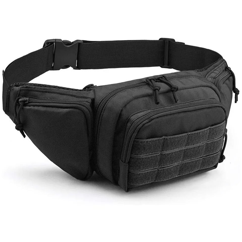 Tactical Pistol Waist Pack Holster Bag with MOLLE System | Concealed Carry Fanny Pack