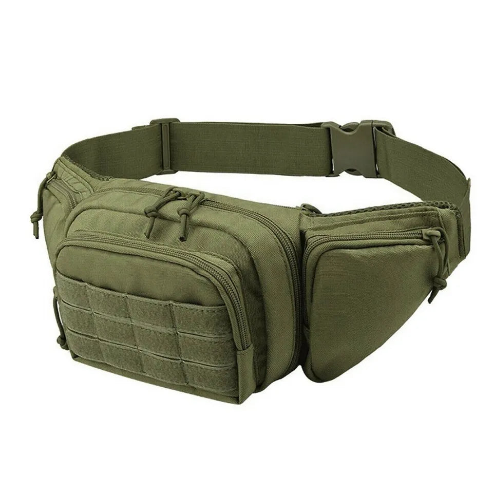 Tactical Pistol Waist Pack Holster Bag with MOLLE System | Concealed Carry Fanny Pack