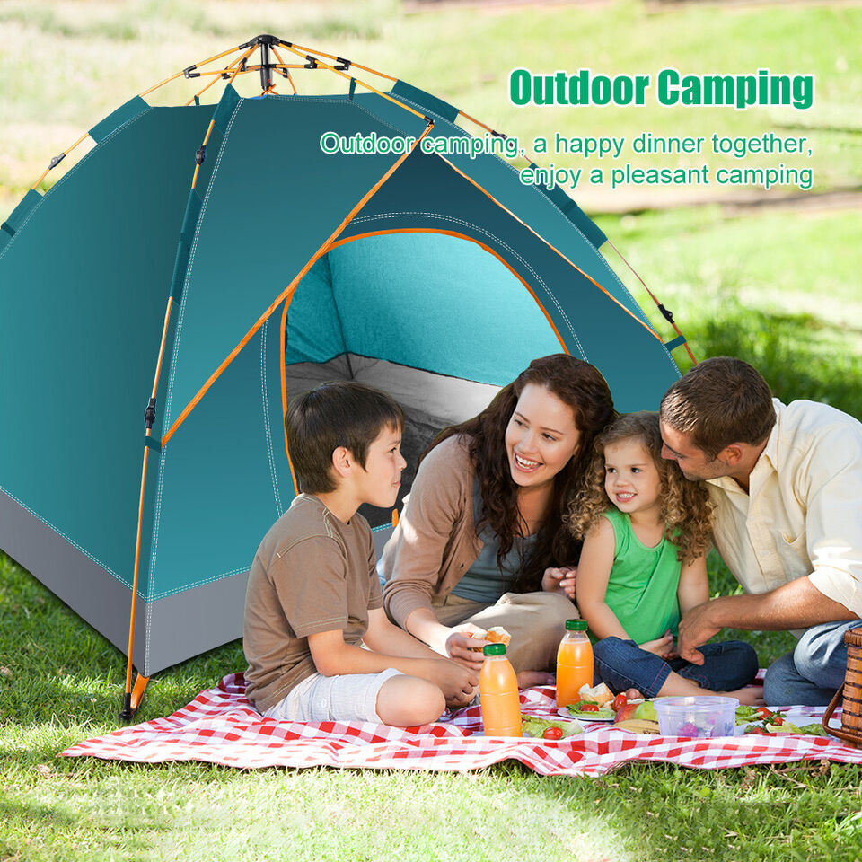 Instant Waterproof Backpacking Tent 2-4 Person – Pop-Up Camping Tent - product image