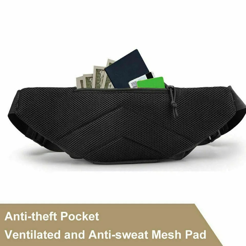 Tactical Pistol Waist Pack Holster Bag with MOLLE System | Concealed Carry Fanny Pack