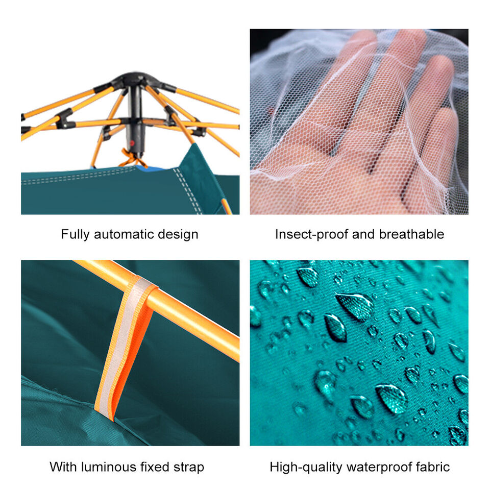 Instant Waterproof Backpacking Tent 2-4 Person – Pop-Up Camping Tent - product image 7
