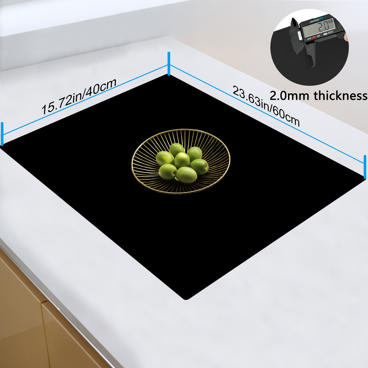 Extra Large Silicone Mat for Kitchen Counter – Nonslip Heat Resistant Countertop Protector, Nonstick Waterproof Craft Mat & Placemat, Multiple Sizes & Colors - product image 48