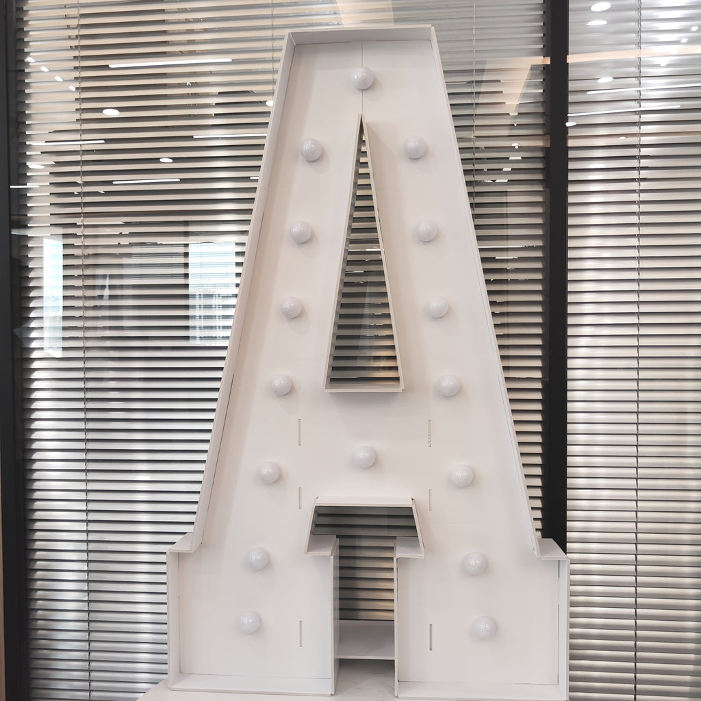 LED Letter Lights 4FT Tall Marquee Letter Lights A-Z Alphabet Light Up Letters with Cool White LED for Wedding, Birthday, Party, Proposal & Graduation Decor - product image 61