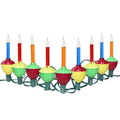 Christmas Bubble Lights 9 Pack Retro Multi Color | 8.8 Inch 5W E12 Base with 10 Bubble Bulbs 1 Spare | Vintage Holiday Christmas Tree Decoration Lights Green - product image 9
