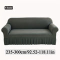 Stretch Sofa Slipcover Lightweight Breathable Elastic Full Cover Skirted Design Anti-Slip Soft Cool Comfort Machine Washable for 3 4 Seater Living Room Furniture Protector - product image 22