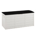 75 Gallon Deck Box with Wheels – 284L Resin Outdoor Storage Box Lockable Plastic Container for Patio, Pool & Garden, 110 lbs Capacity, Multiple Colors, Weatherproof Outdoor Storage - product image 23
