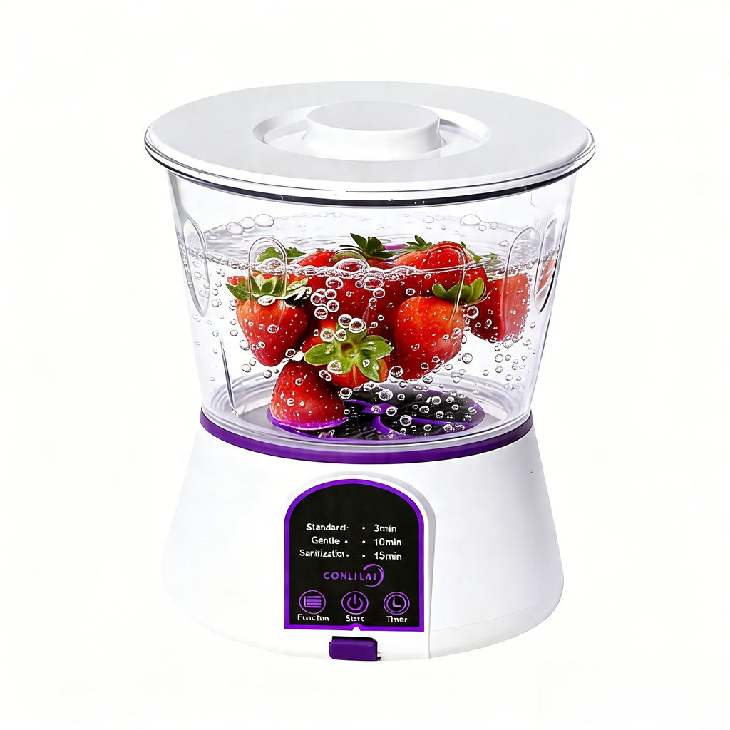Fruit and Vegetable Cleaner Machine Ultrasonic Purifier Multifunctional Household Food Cleaning Device Rechargeable for Removing Pesticides Bacteria Single Dual Battery Options - product image 16